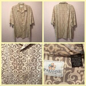 NWOT. Paradise by Axis bottom down shirt